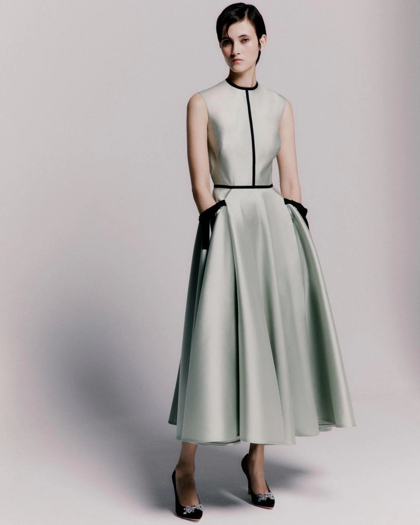 SIENNA MIDI DRESS IN SAGE